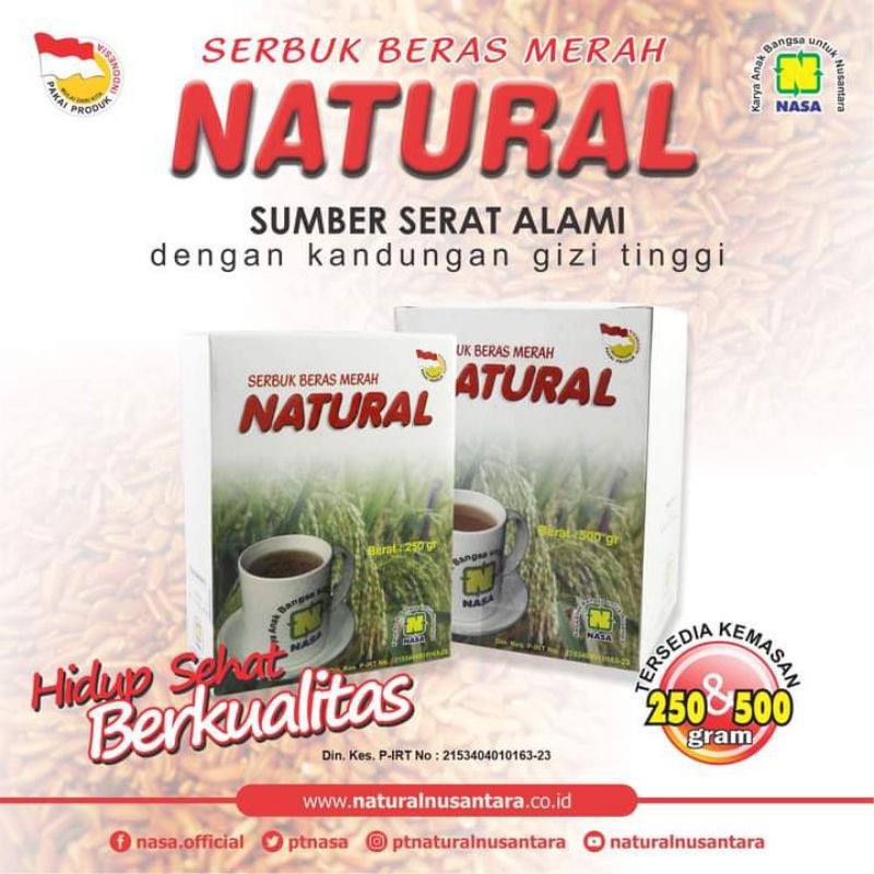 

SERBUK BERAS MERAH NASA [ SBMN NASA 250 GRAM]