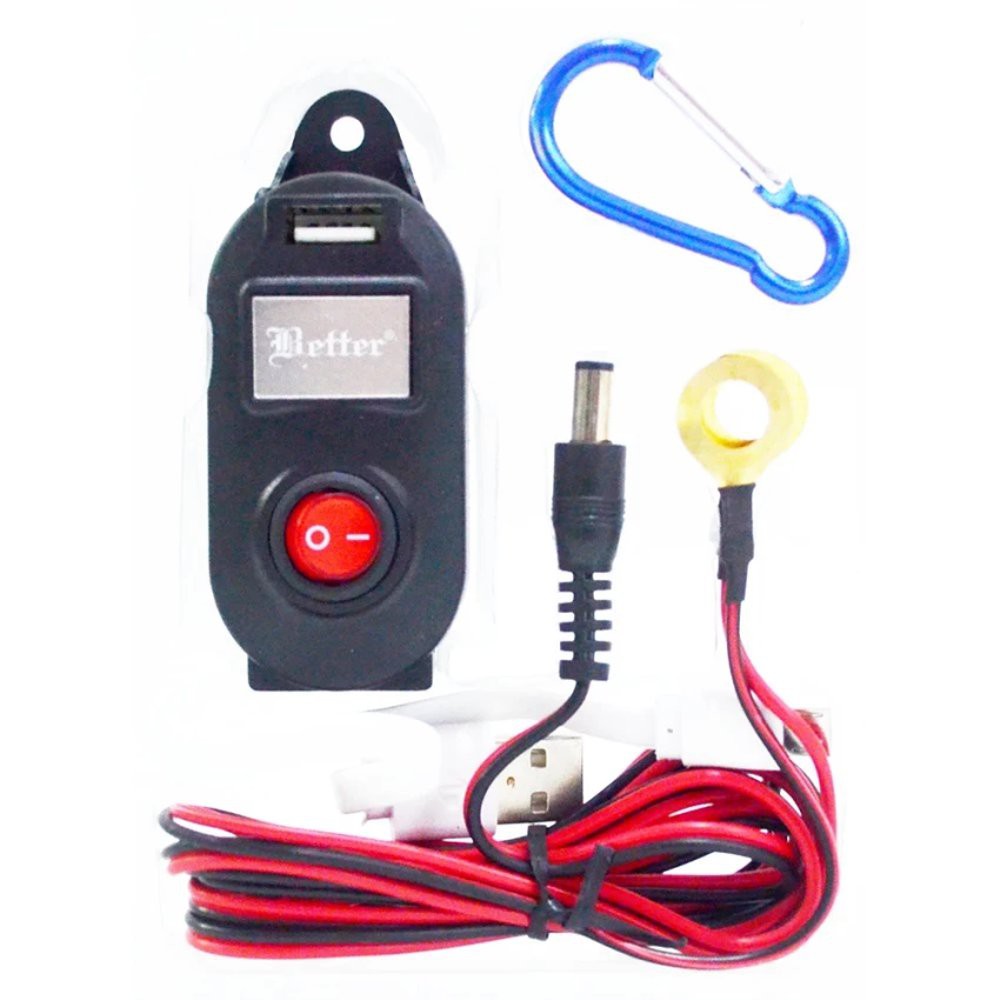 FB016 - Charger Hp Di Aki Motor Better - Charger Hp Accu Better LCD - Usb slot