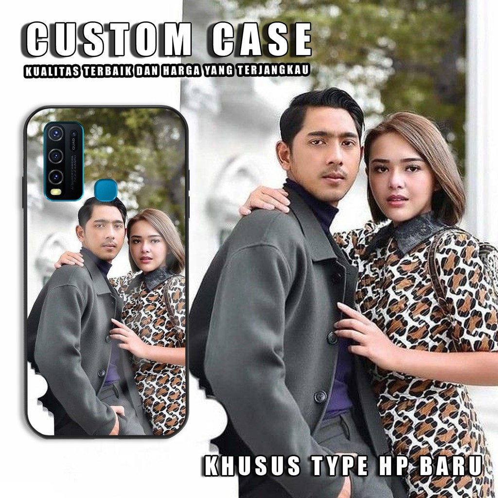 Jual Custom Softcase Glass Kaca Case Kekinian Keren Bebas Pakai Foto Sendiri All Tipe Hp Terbaru