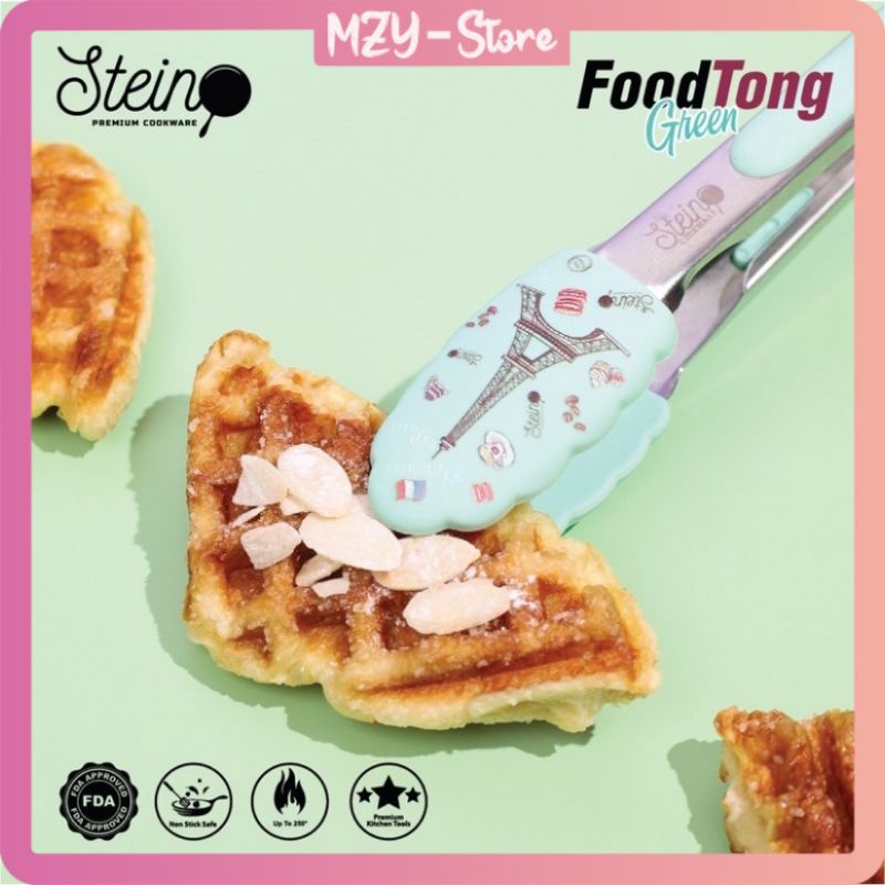 Stein Steincookware Food Tong Lilac Pink Tosca Beige Penjepit Pencapit Makanan Stein Foodtong Ungu Lilac Pink Tosca Beige