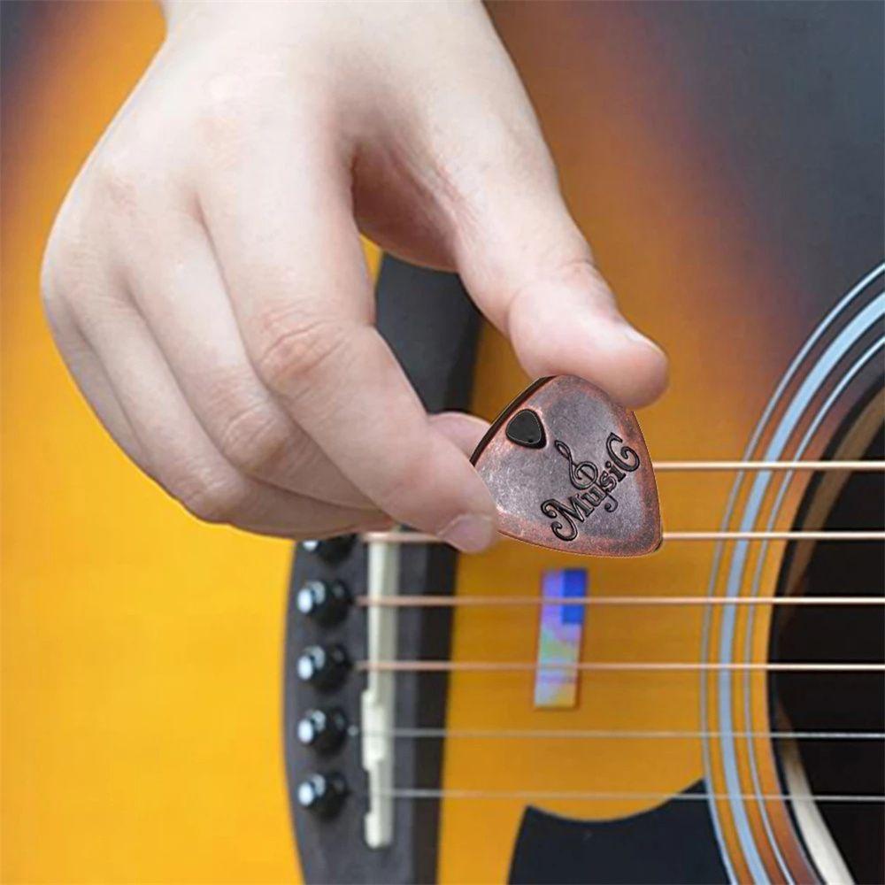 [Elegan] Pick Gitar Perak Penjualan Panas Paduan Seng Bagian Gitar Dan Aksesoris Instrumen Senar Olahraga Hiburan Plectrum