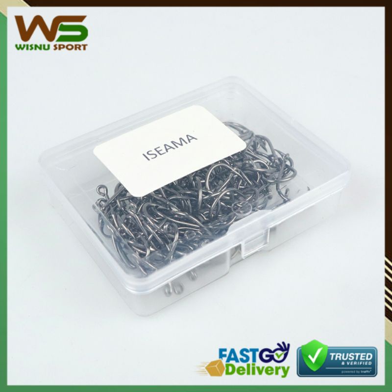 Kail Pancing Fishing Hook Barbed Carp Tackle No 6 100 PCS
