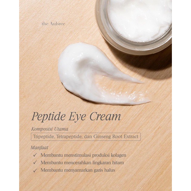 The Aubree Peptide Eye Cream 20gr (READY STOCK)