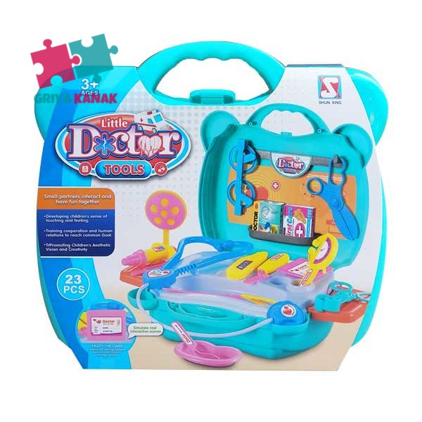 Little Doctor Tools 1 Set Mainan Dokter Dokteran Anak Mainan Edukasi Anak Menjadi Dokter Lengkap