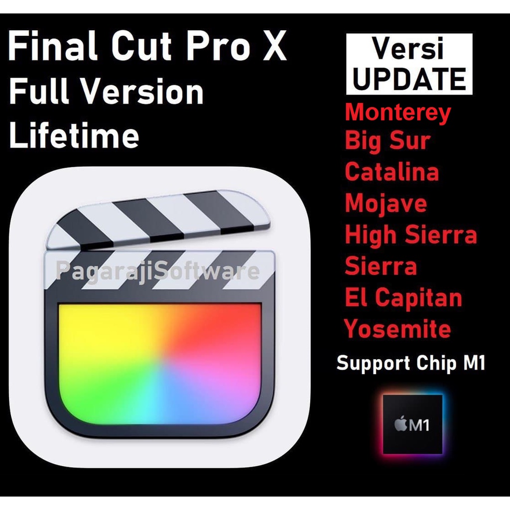 Final Cut Pro + Paket Full Version Lifetime