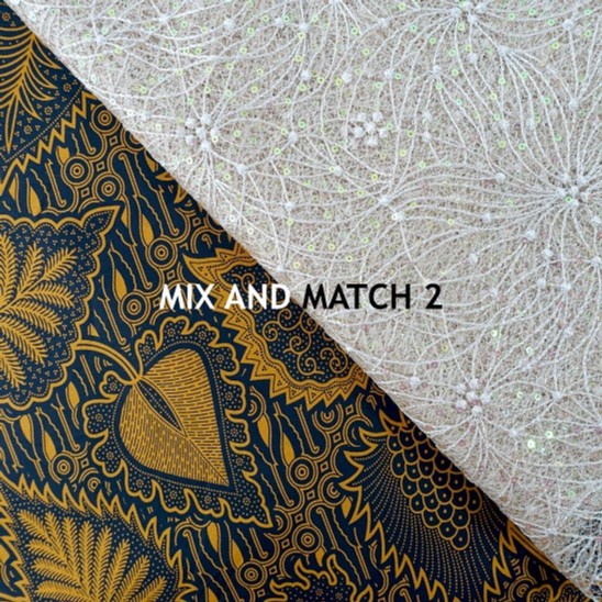 Kebaya Set Kain Batik Kebaya Sarimbit Brukat Batik 002