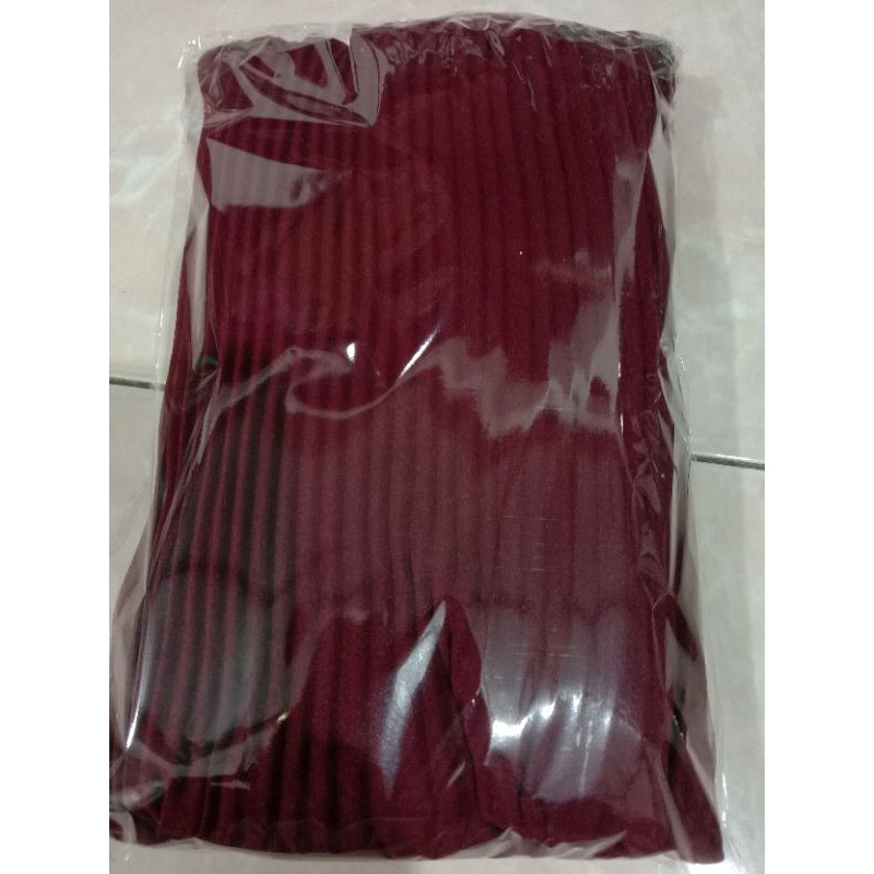 Pasmina Plisket / Pleated Shawl Plisket Duyung-Maron
