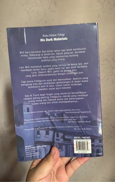 The Subtle Knife Buku Kedua Trilogi His Dark Material Shopee Indonesia