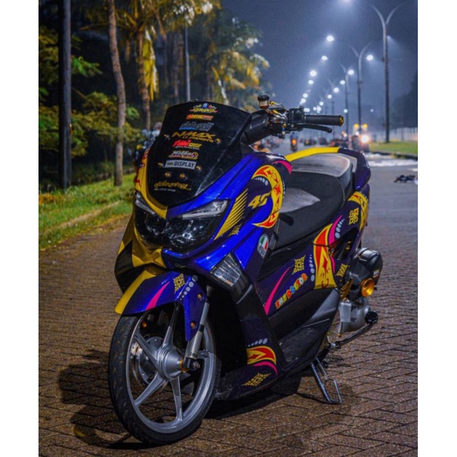 Setiker Stiker DECAL FULL BODY YAMAHA NMAX OLD&NEW MOTIF MOON VR46