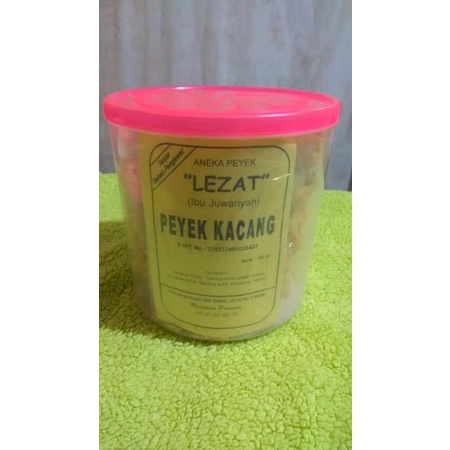 

Peyek Rempeyek Lezat Ibu Juwariyah Kemasan 200 gr Toples