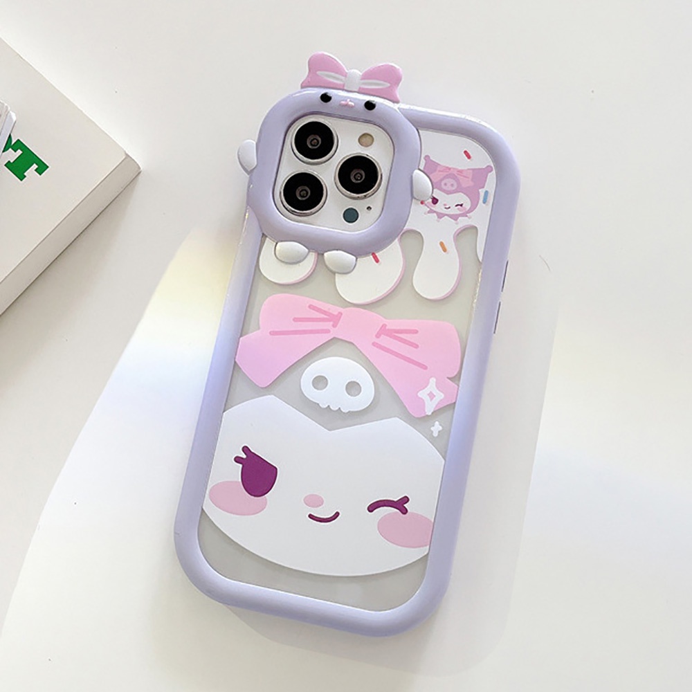 Soft Case Silikon Motif Kartun Kulomi Monster Untuk iPhone 11 12 13 14 Pro Max 6s 6 Plus 7 8 Plus XR X XS Max SE 2020 2022 14 Plus