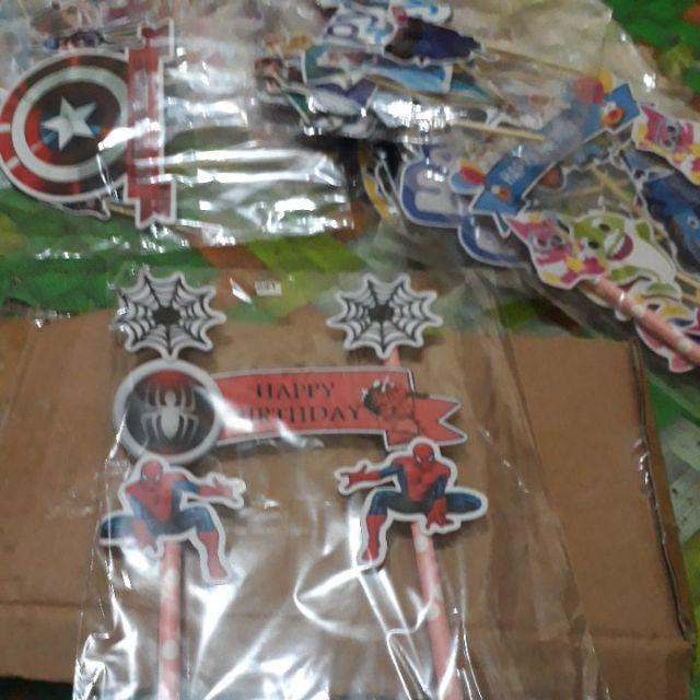 Topper Cake/cupcake Tambah Nama, Hiasan Kue Ulang Tahun, Motif Minion