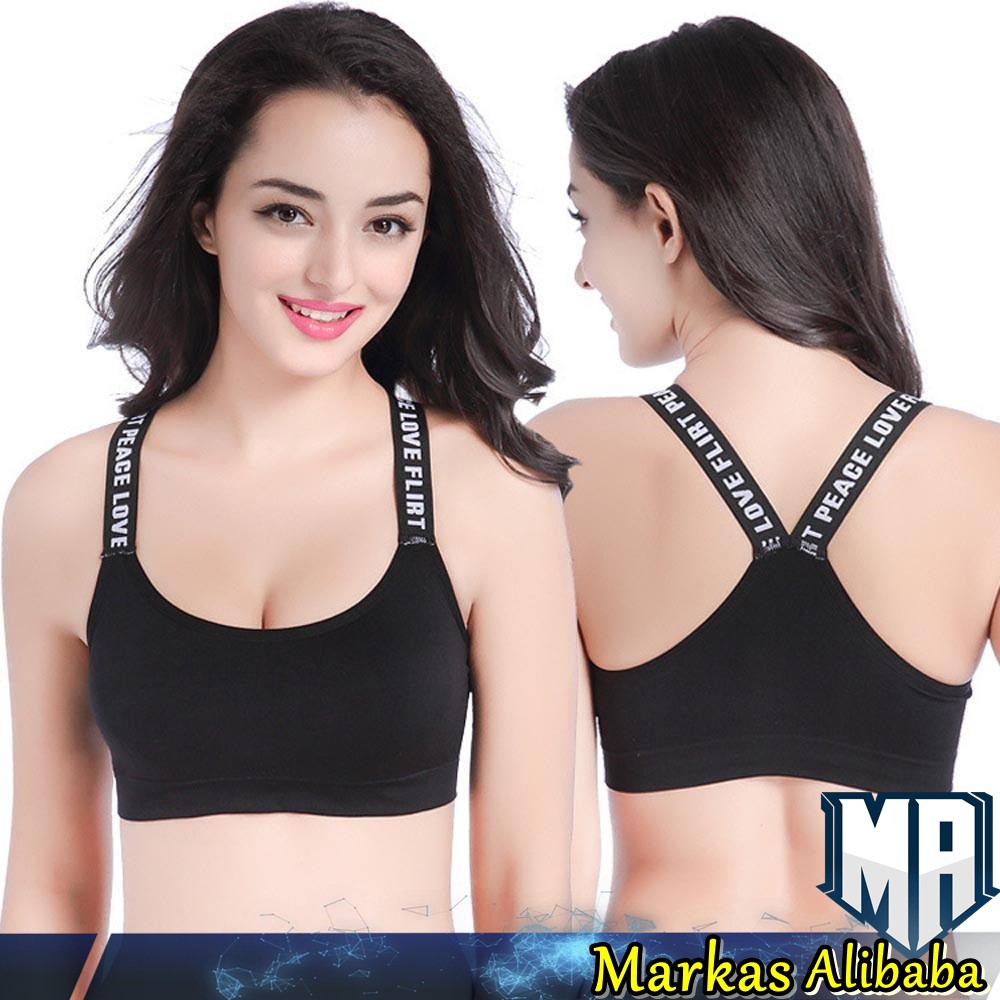 SPORT BRA WANITA GYM FITNESS SENAM ZUMBA YOGA OLAHRAGA IMPORT / BRA SPORT IMPORT