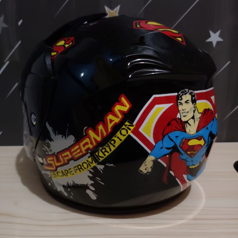 HELM ANAK MEREK HMR UNTUK USIA 4-15 TAHUN MOTIF COWOK