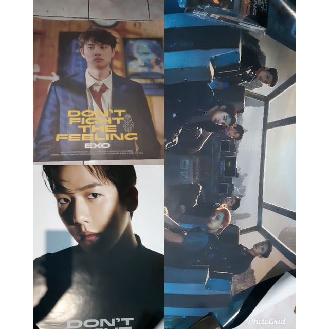 POSTER EXO D.O BAEKHYUN DFTF SUJU KRY KYUHYUN X1 (LIHAT DESKRIPSI)