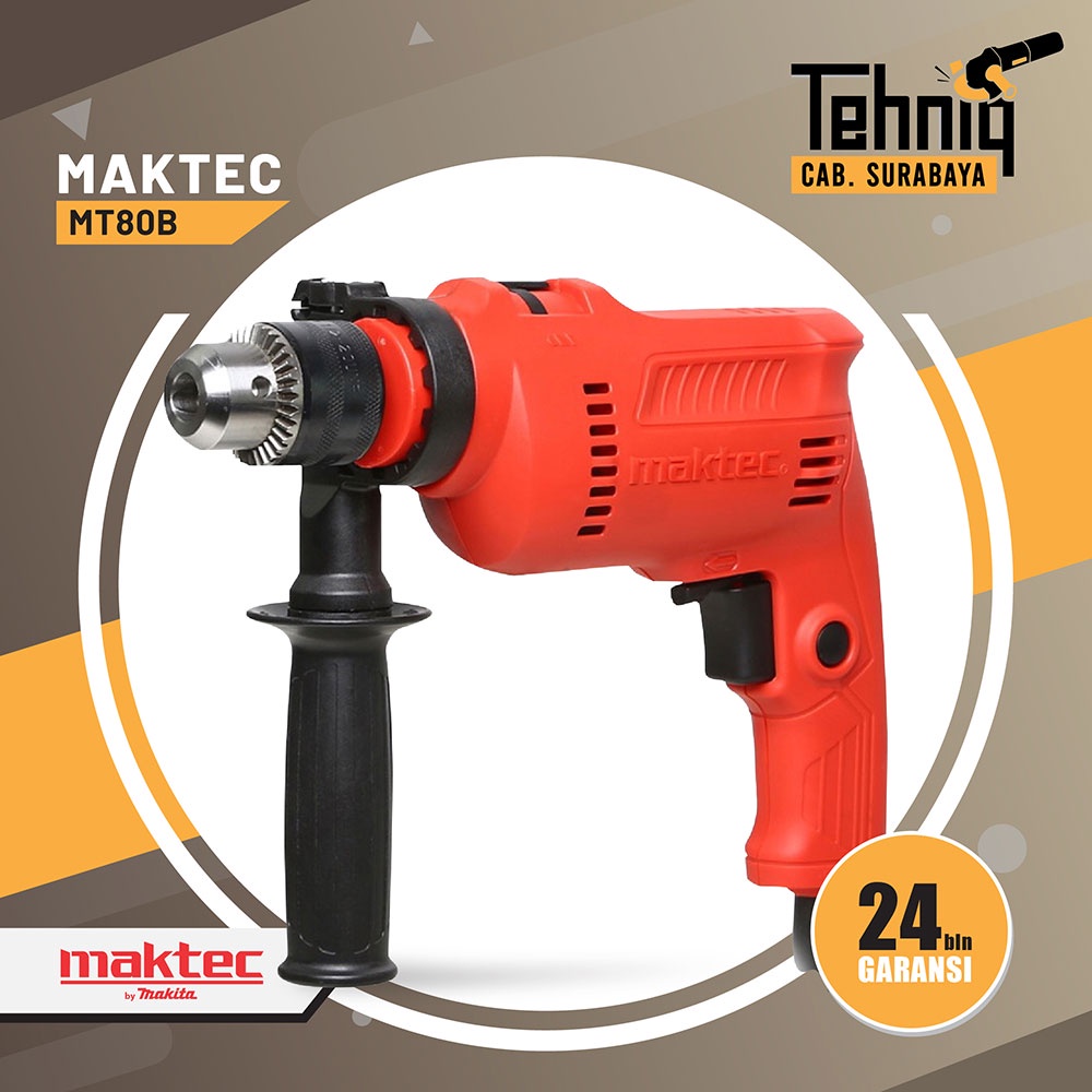 Mesin Bor Beton Listrik Maktec MT80B 13mm Impact Drill