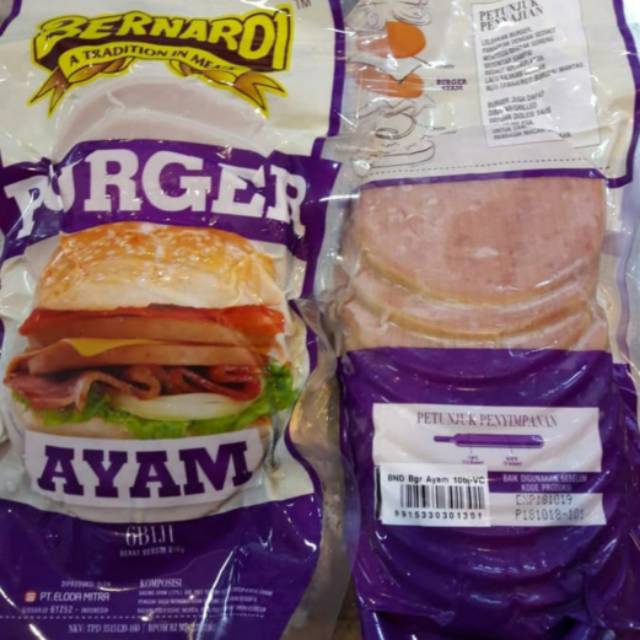 

Bernardi burger Ham Ayam isi 6