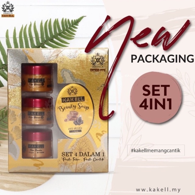 Kakell Skincare Kak ell 3in1 / 4in1 ORI MPORT