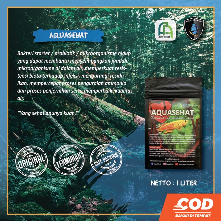 Aqua Sehat Bakteri Starter Aquascape AquaSehat AquaRiset Aquajaya