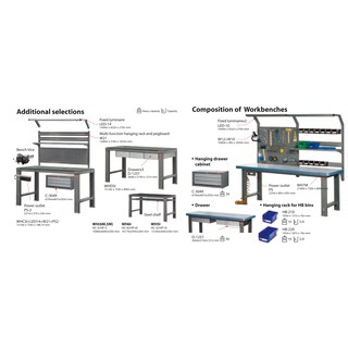  Meja  Heavy Duty 1 TON Kerja  Bengkel  Industri Workbenches 