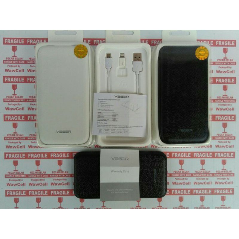 powebank veger 25000mah original