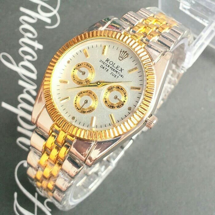 JAM TANGAN ROLEX PRIA MURAH ANALOG JAM TANGAN LAKI LAKI JAM TANGAN SPORT KEREN COWOK COWO MURAH MS12