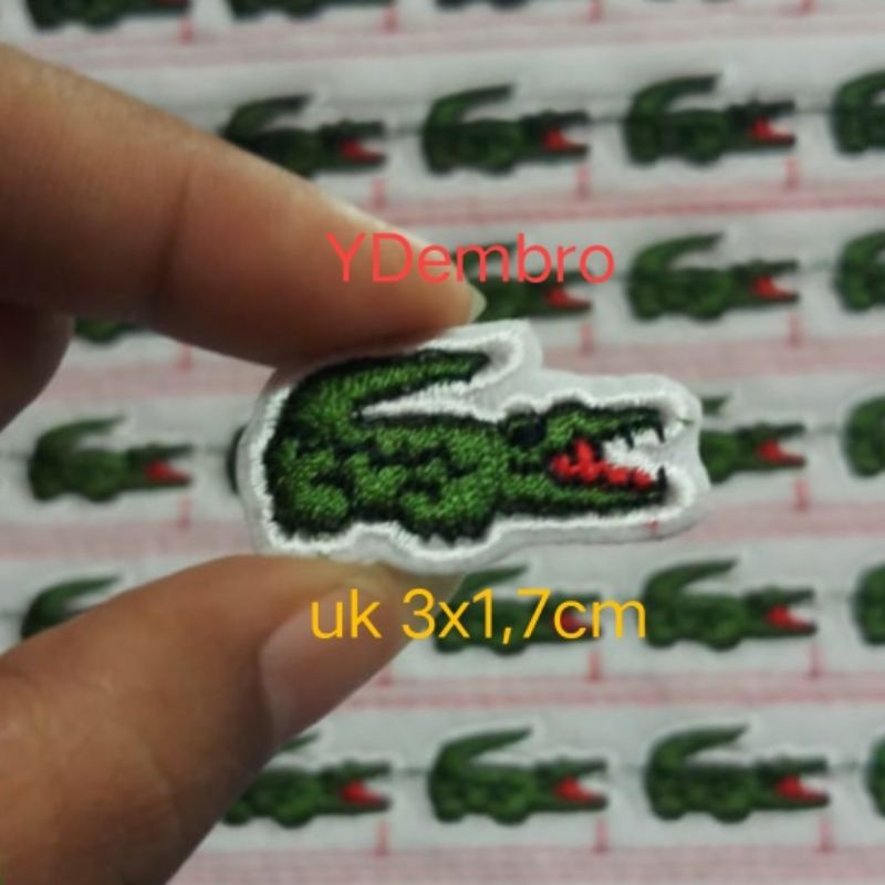 Patch Bordir Crocodile/Buaya