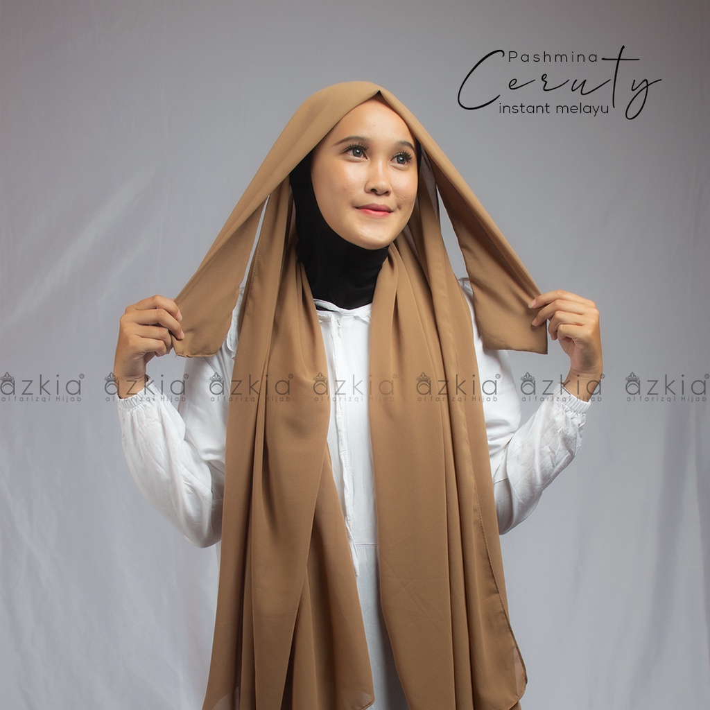 PASHMINA MELAYU BANDO INSTAN / Pashmina instan bando