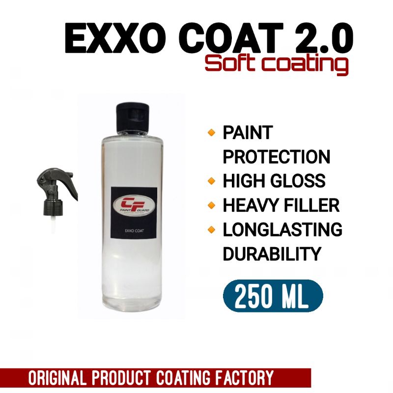 Coating Factory Original Exxo Coat Pengkilap Mobil Motor Soft Coating Nano Ceramic Protection