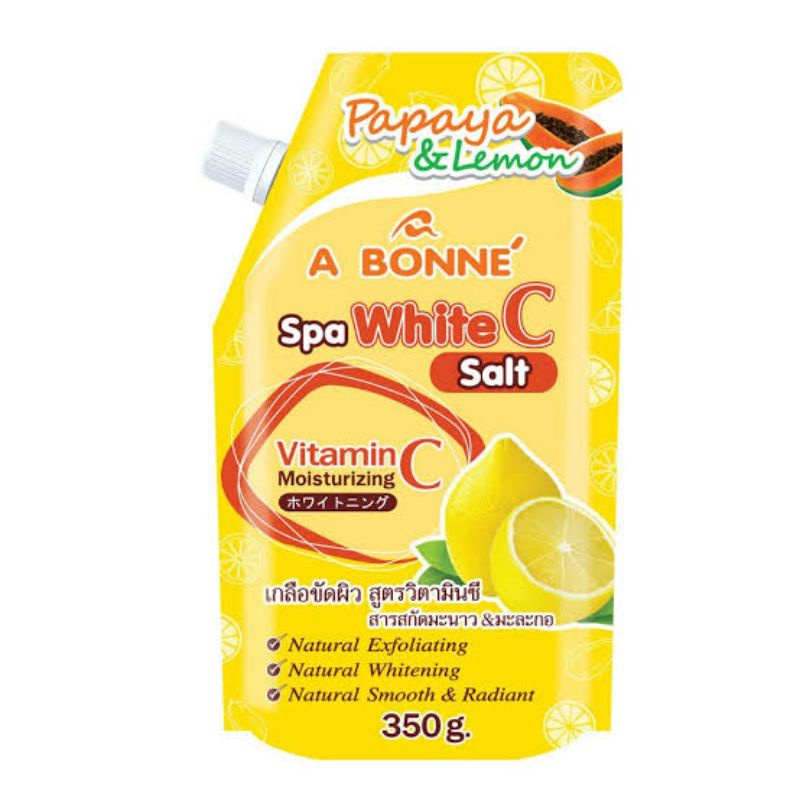 A BONNE SPA SALT WHITE C 350GR /ABONNE SPA /GARAM SPA /LULUR /WHITE C /SPA /SPA MILK SALT
