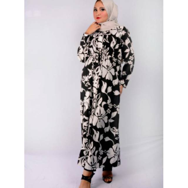 Tunik tali serut di pinggang