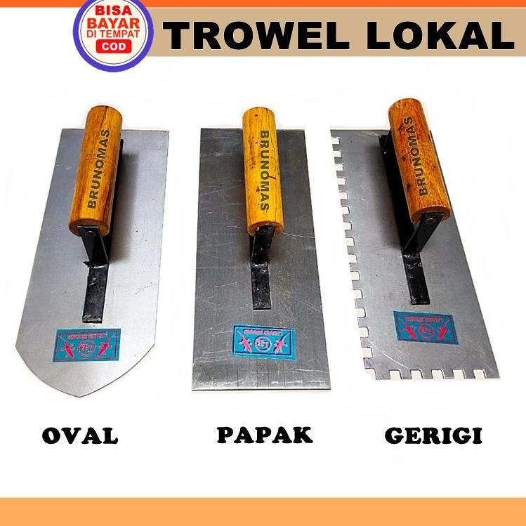 (T-OTU> (㊚> TROWEL LOKAL Plat Baja - Roskam Plester //amanah>