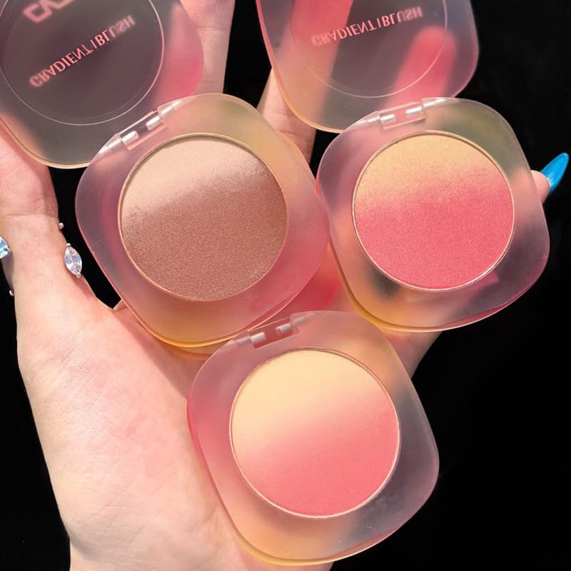 HARGA MURAH!!! REKOMENDASI Gradient Blush On CVZ dengan warna yang cantik/membuat pipi menjadi bersinar