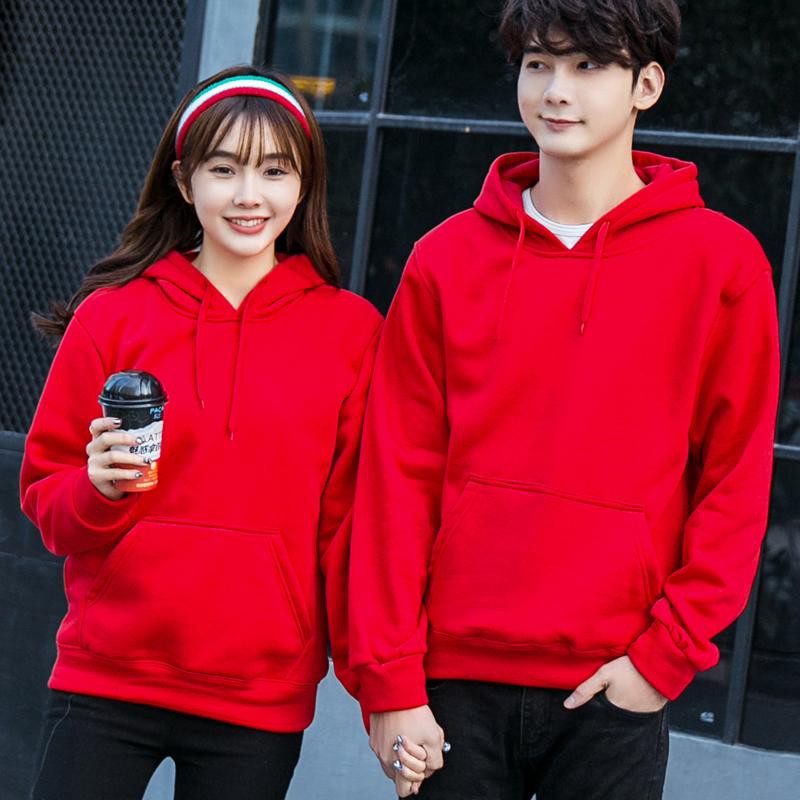 SWEATER HOODIE JUMPER POLOS PRIA WANITA HOODIE JUMPER FLEECE TERMURAH KUALITAS DISTRO MERAH L-XL-XXL