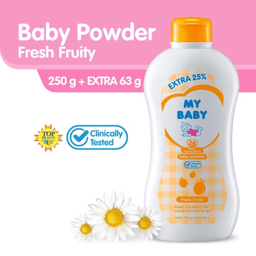 MY BABY Powder Fresh Fruity - Bedak Bayi Wangi Buah [250 g]