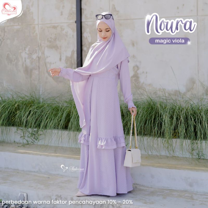 Ready Stock Noura Dress Only By Salvina ( Gamis Dress Wanita Muslim)