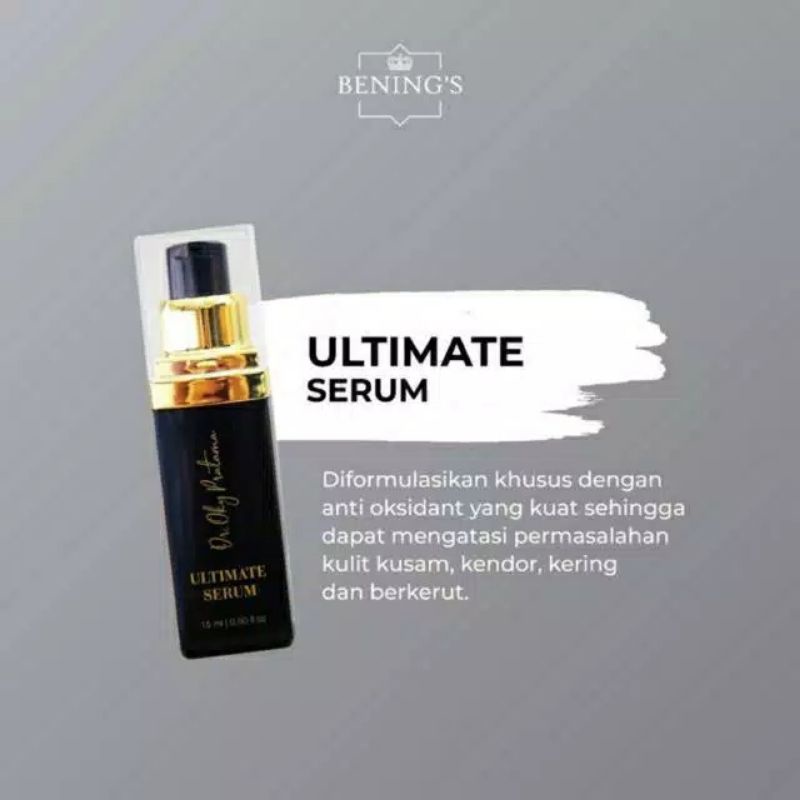Serum Ultimate Bening's Clinic | Benings Skincare | Bening's