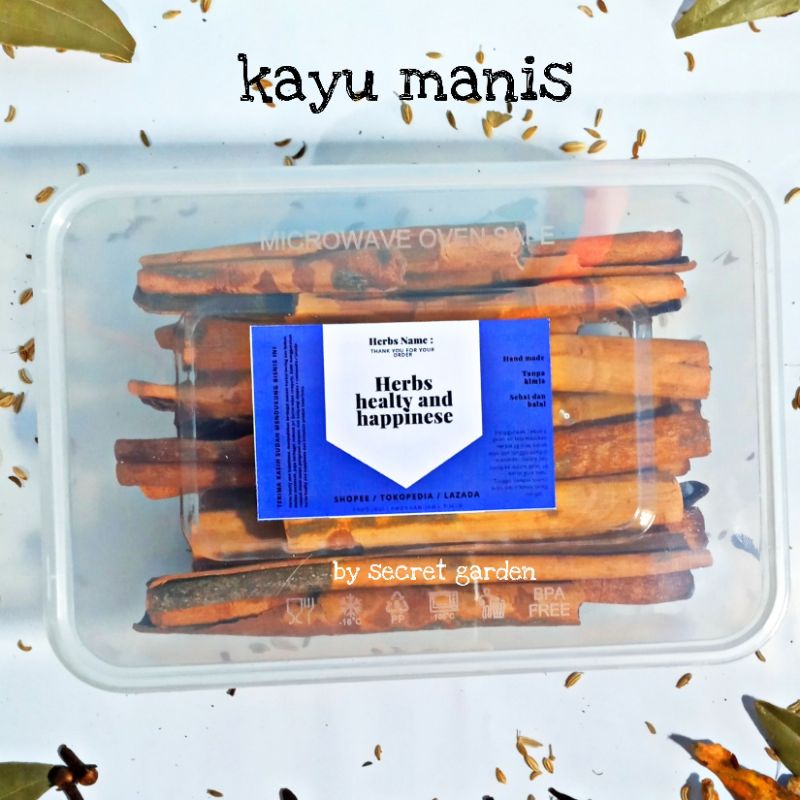 

Kayu Manis Asli Kualitas Grade A Untuk Campuran Ramuan Jamu Rempah Rempah Herbal Bumbu Masak By Secret Garden Store