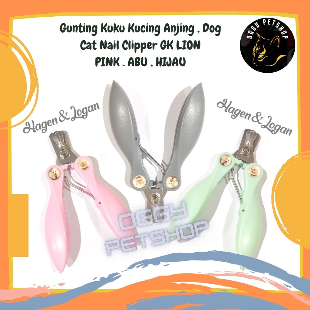 Gunting Kuku Kucing Anjing Dog Cat Nail Clipper GK LION