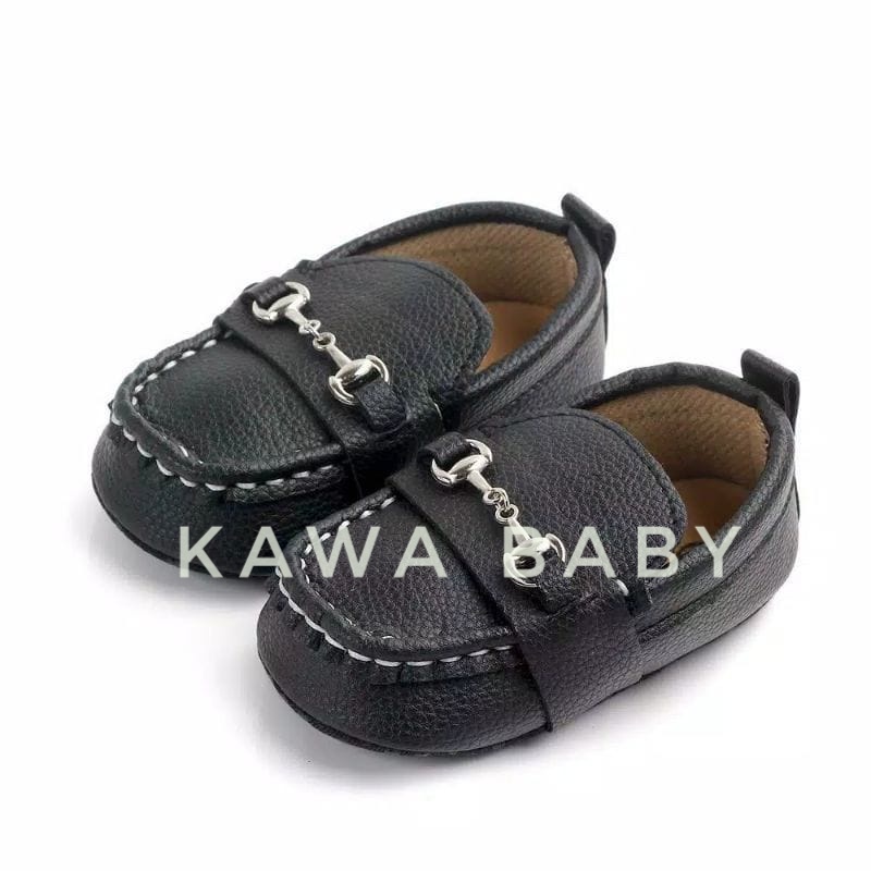 sepatu bayi loafers premium unisex acc gold gemerlap