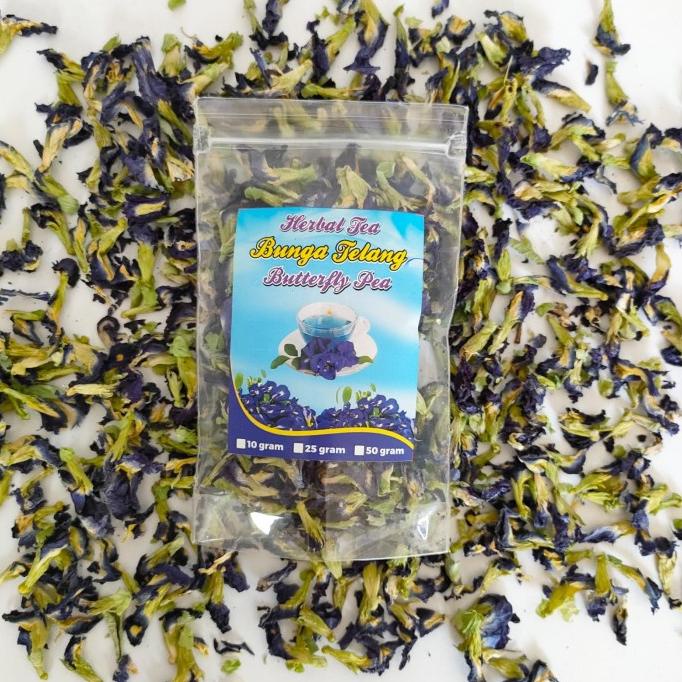 

[COD] teh bunga telang kering 10 gram [COD]