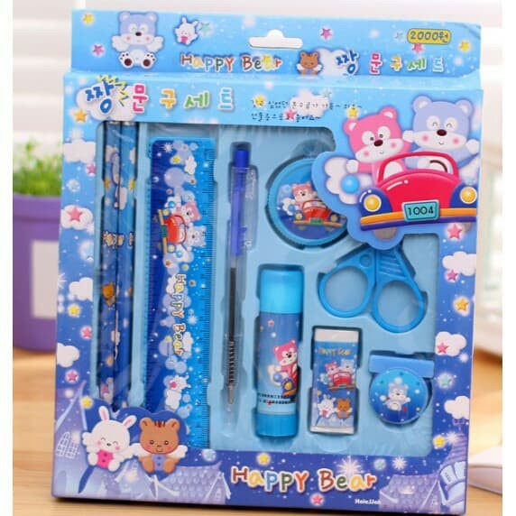 

Lucu Alat Tulis Cartoon Stationery Set 8 Items Souvenir Ultah Anak Diskon