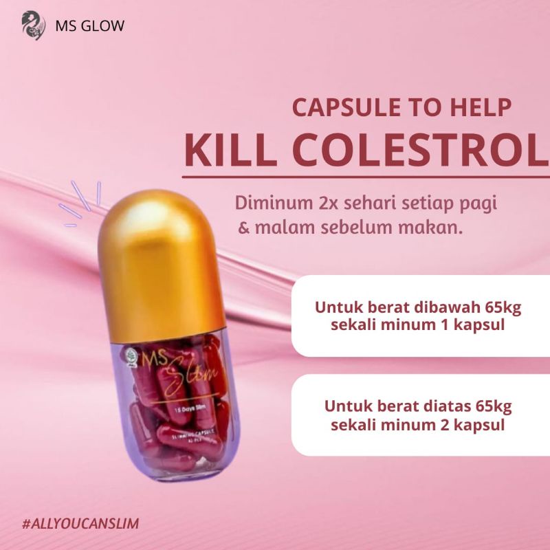 

SLIMMING CAPSULE MS SLIM PIL PELANGSING MS GLOW