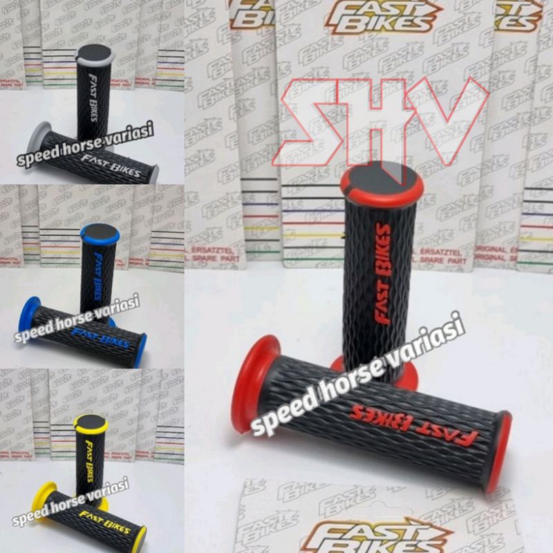 Handgrip Karet domino Motif Ulir gelombang