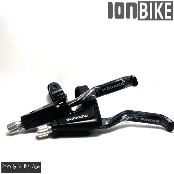 ah16ef Brake Lever v-brake / cakram shimano Alivio T-4000 Set | Handle rem V-brake Shimano Alivio |