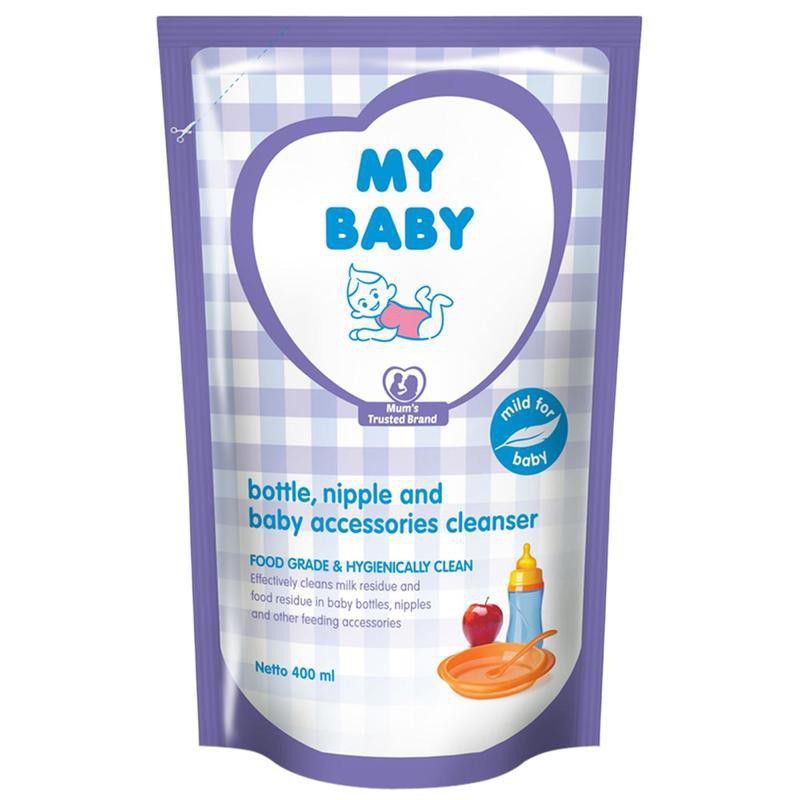 My Baby Bottle, Nipple, &amp; Acc Cleanser 400ml Refil