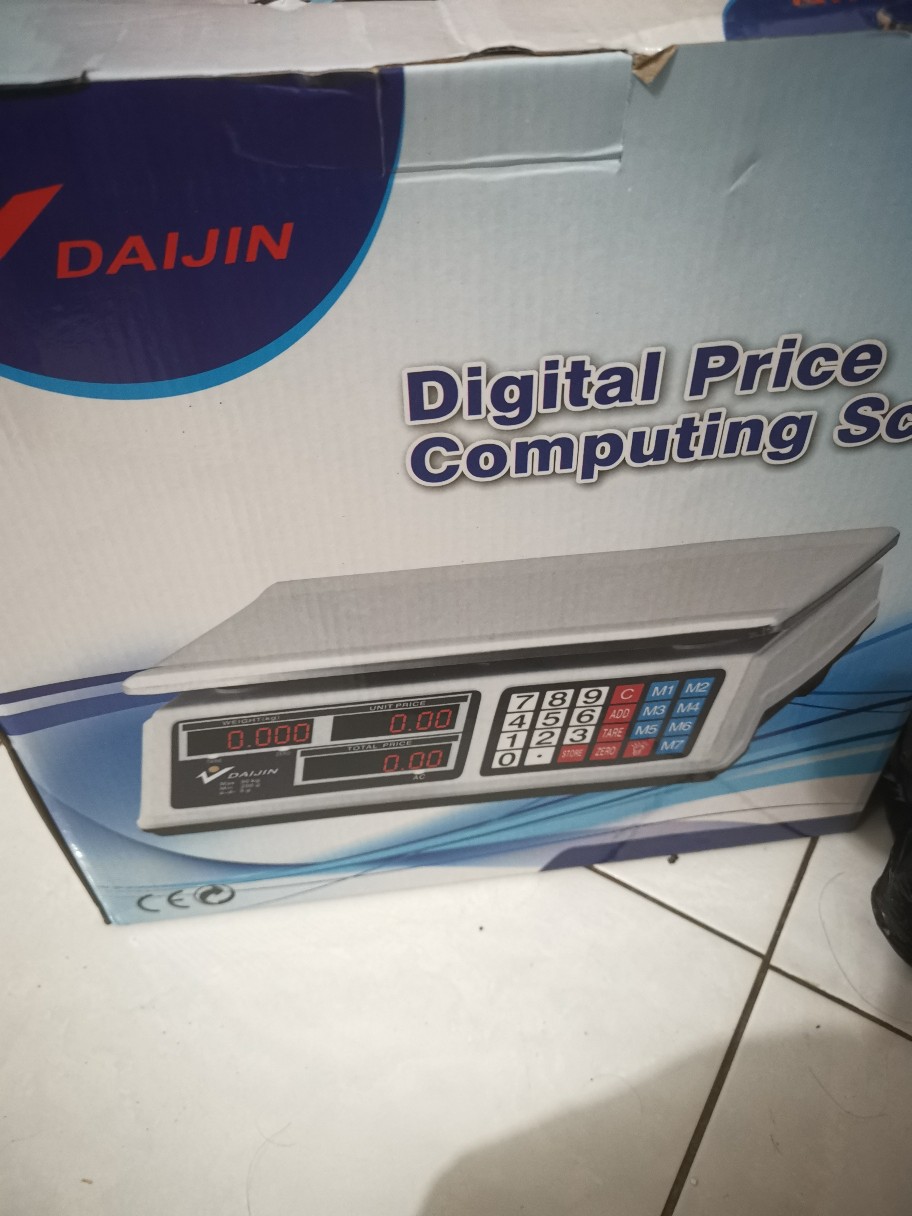 Timbangan Buah / Timbangan Sayur / Timbangan Laundry  Digital Daijin Digital 30kg Double Display