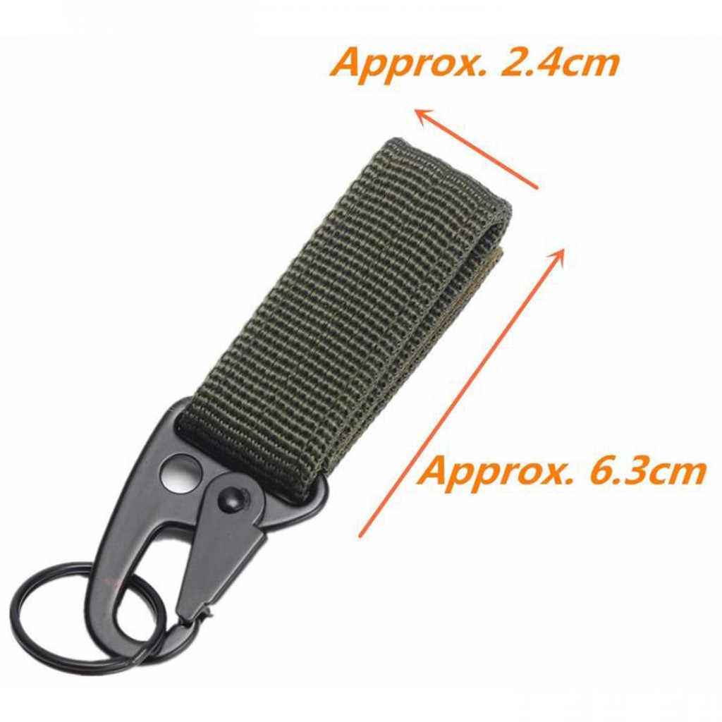 ACOMS Quickdraw Carabiner Military Tactical Nylon Belt - HW74 ( Mughnii )