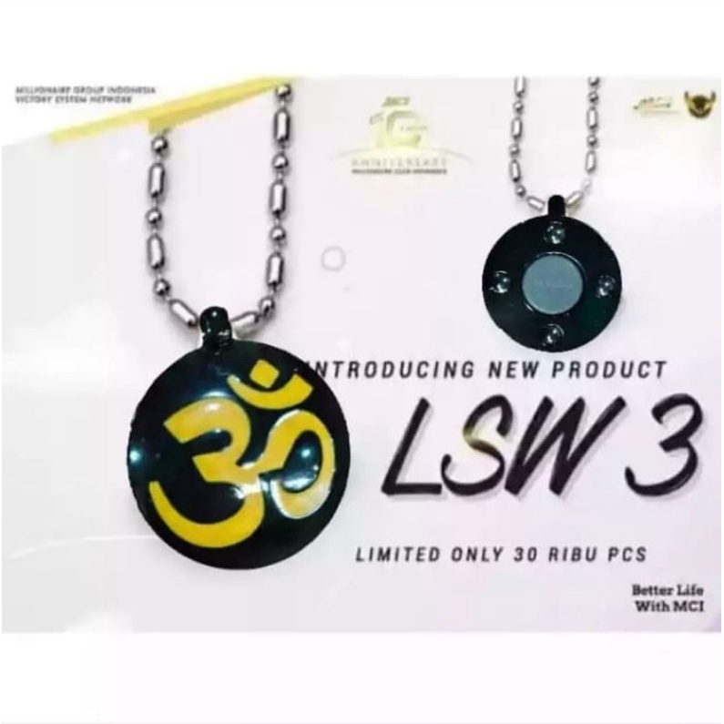 Kalung Quantum Kesehatan | Pendant Health Garansi Asli Model Terbaru bisa bayar di tempat liontn bulat hitam 30