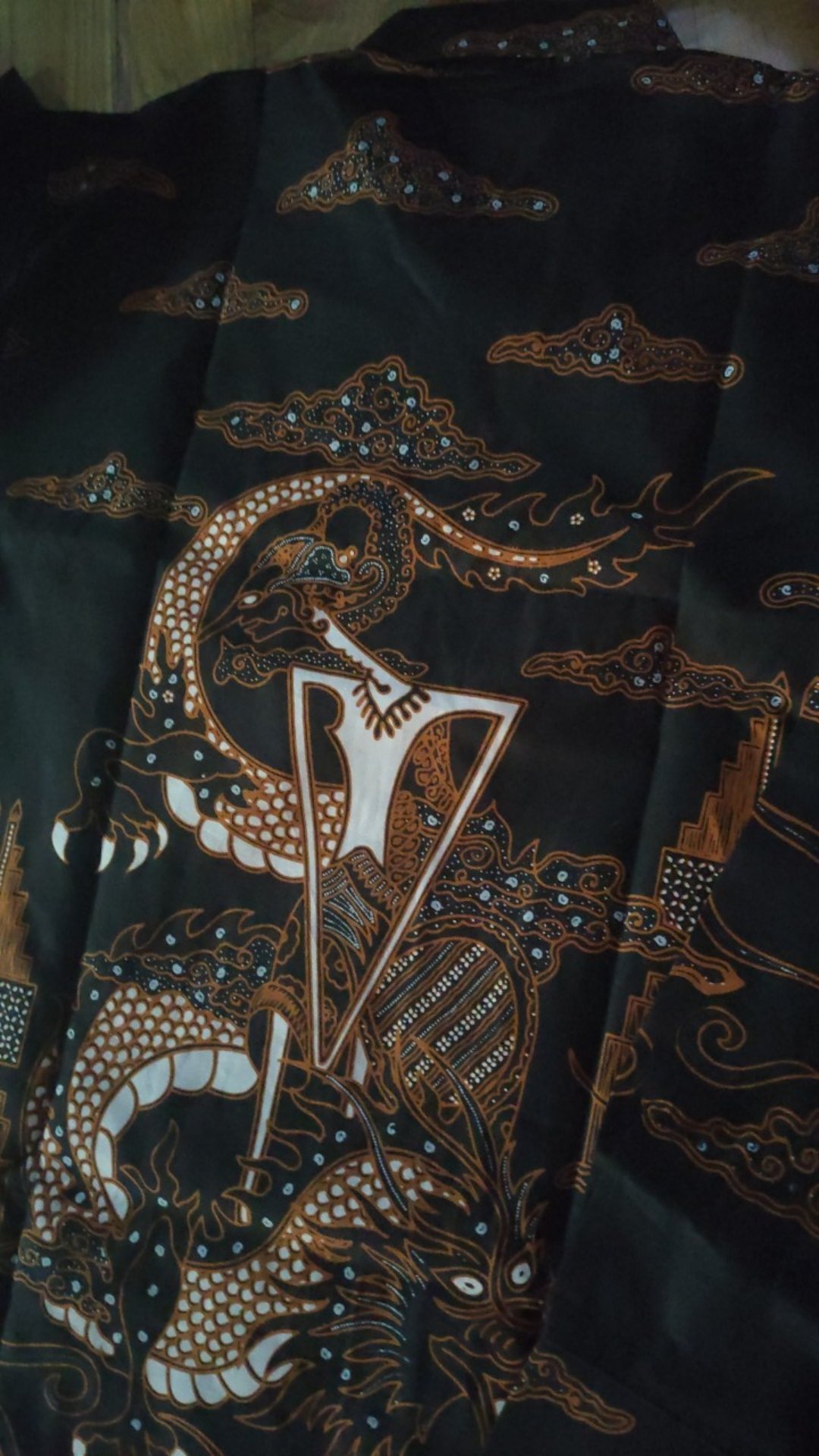 Naga Lesmana  Kemeja Batik Pria Lengan Panjang Dan Pendek By Aljaya Batik